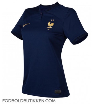 Frankrig Theo Hernandez #22 Hjemmebanetrøje Dame VM 2022 Kortærmet